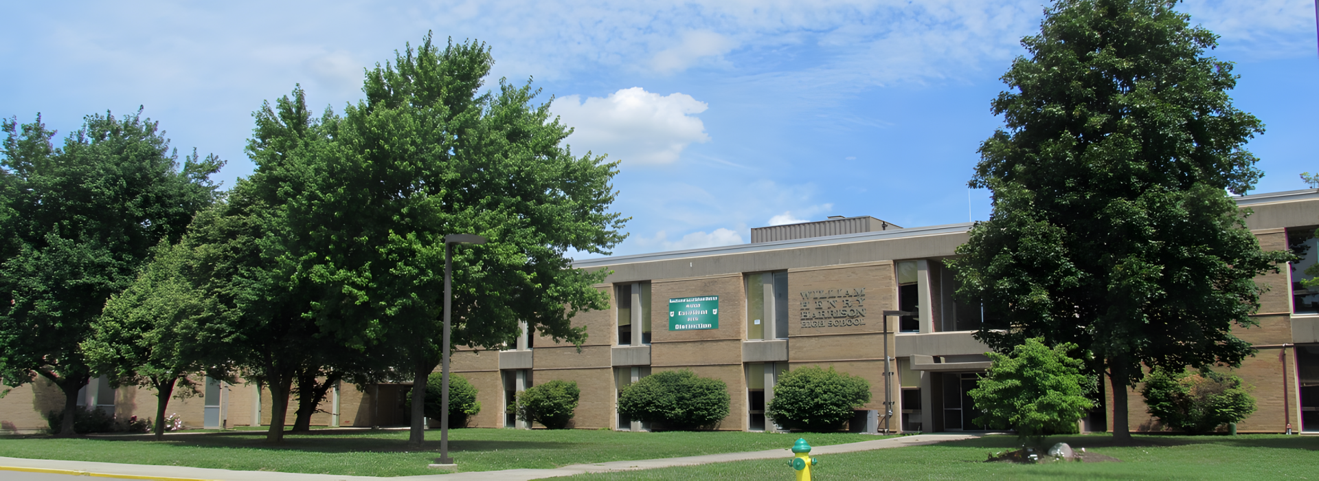 William Henry Harrison High School Building Exterior